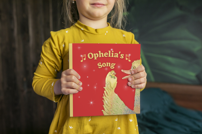 Ophelia a colourful Ostrich story book for under 3yrs old