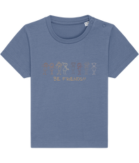 Baby Girls Organic Cotton T Shirts | Be Friends Stick Girls - Vegan Ink