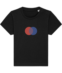 Baby Toddler Red Blue Makes Purple Organic Cotton T Shirt - Buy any 3 Get 10% off