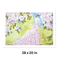 Runaway Bride – Hydrangea-Inspired Watercolour Art Print