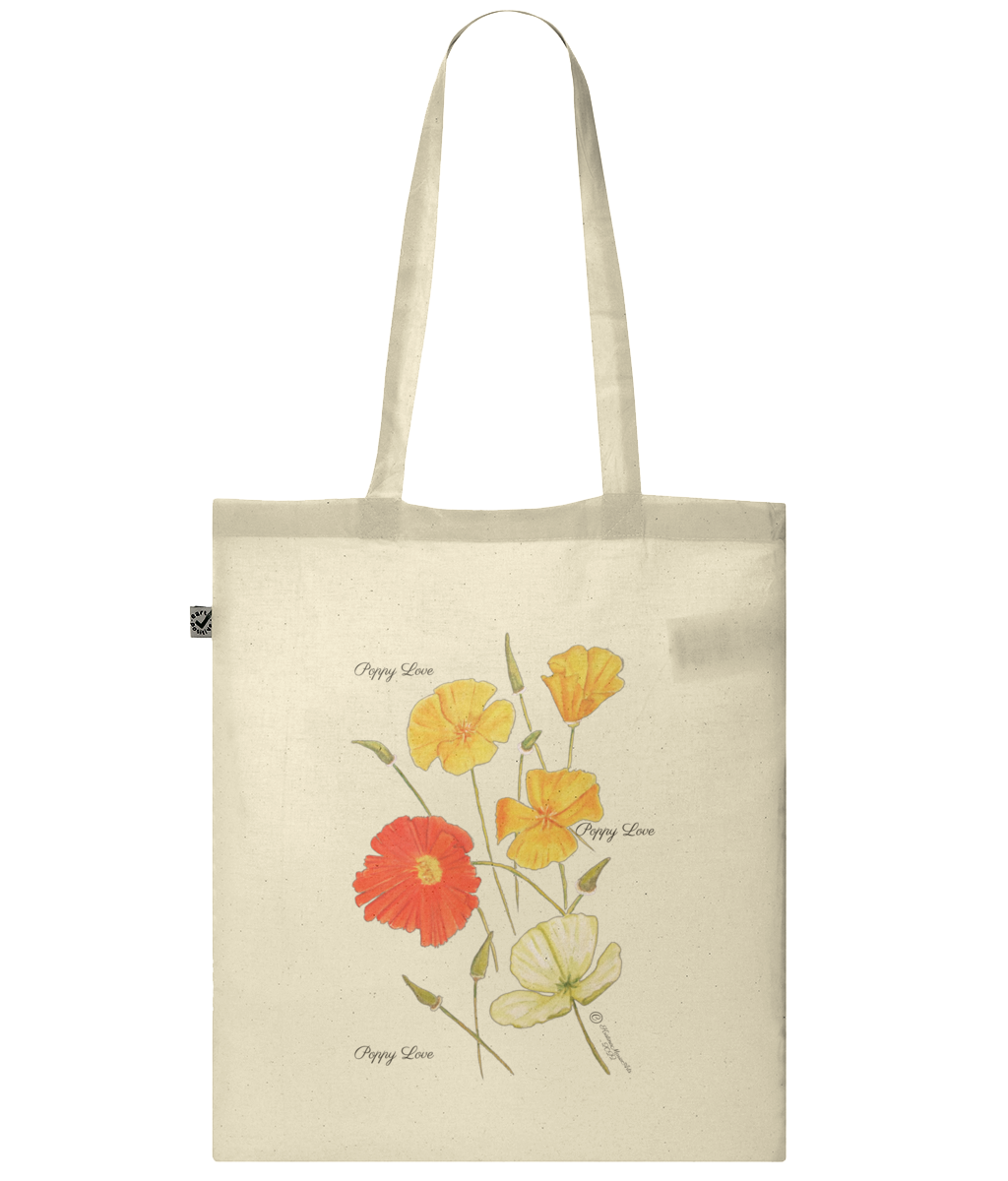 Tote Bag Poppy love - Organic Cotton