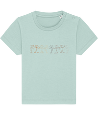 Be Friends Baby Toddler Boys Vegan Organic Cotton T Shirt - Buy any 3 Get 10% off