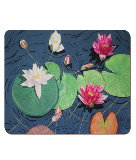 Place Mats with painting of waterlilies