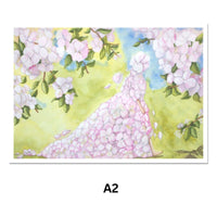 Runaway Bride – Hydrangea-Inspired Watercolour Art Print