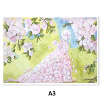 Runaway Bride – Hydrangea-Inspired Watercolour Art Print