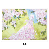 Runaway Bride – Hydrangea-Inspired Watercolour Art Print