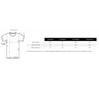 Baby T-shirt size chart 0 to 24 months