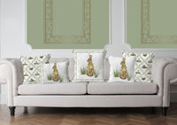 Wildlife - Hare with Border Cushion