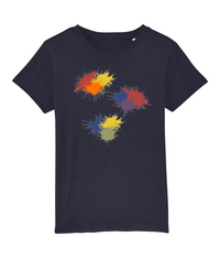 Multi Paint Splash Organic Cotton T Shirt - Buy any 3 get 10% off