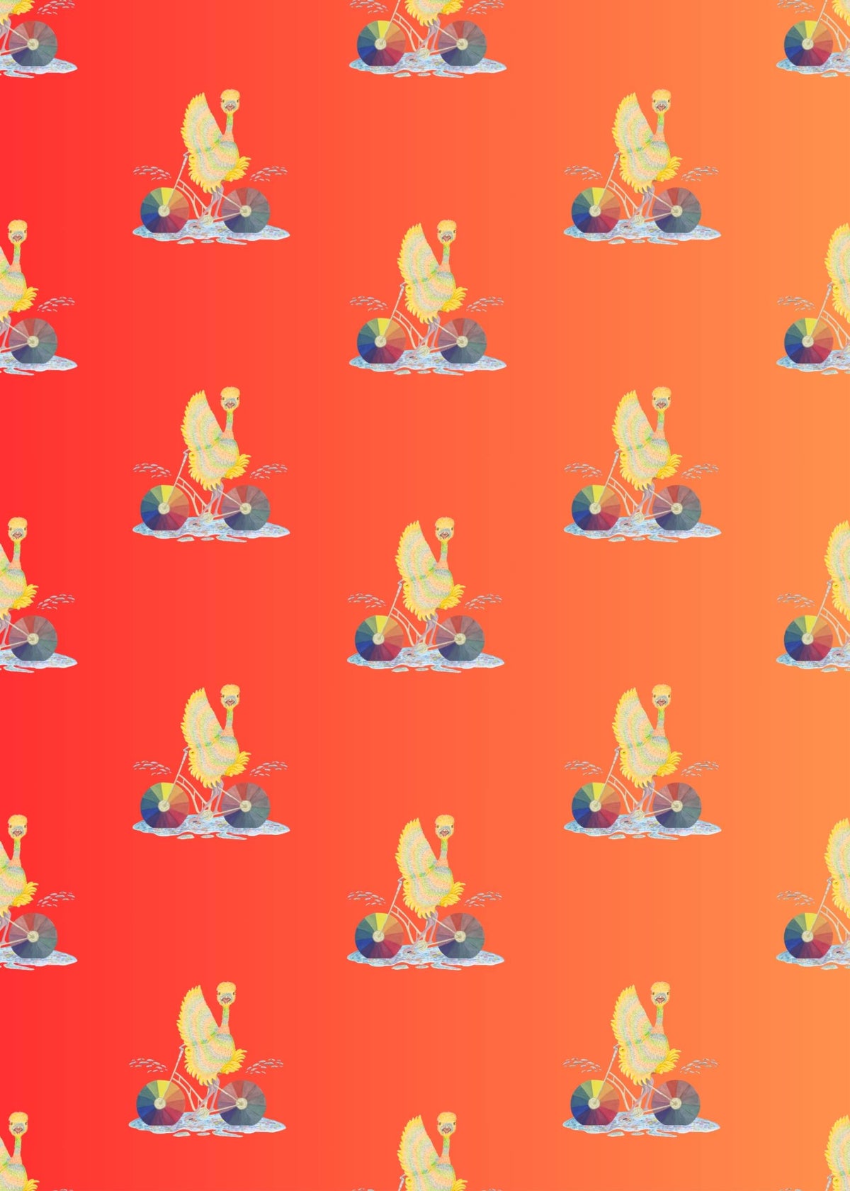 Wrapping Paper - Ophelia Ostrich