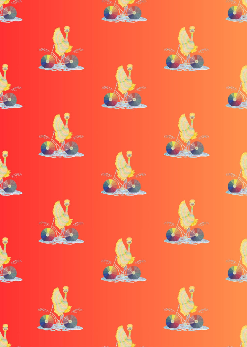 Wrapping Paper - Ophelia Ostrich