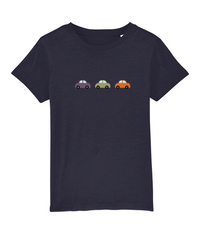 Purple Green Orange Cars Organic Cotton T Shirt - Buy any 3 get 10% off