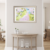Runaway Bride – Hydrangea Inspired, Original Watercolour Art.