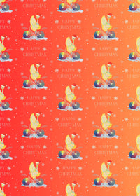 Ophelia Red Christmas Wrapping Paper