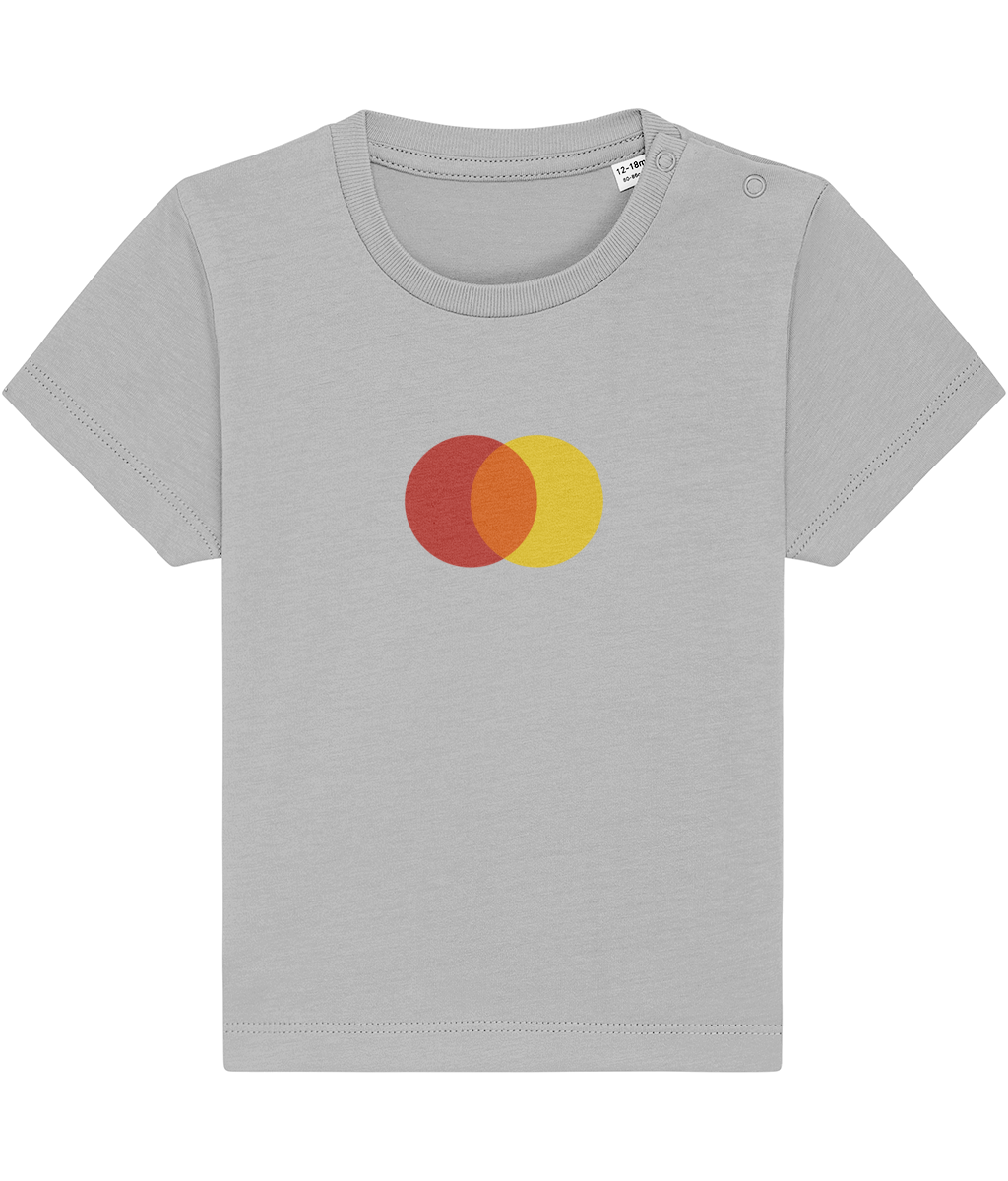 Baby Toddler Red Yellow Makes Orange Organic Cotton T Shirt - Buy any 3 Get 10% off