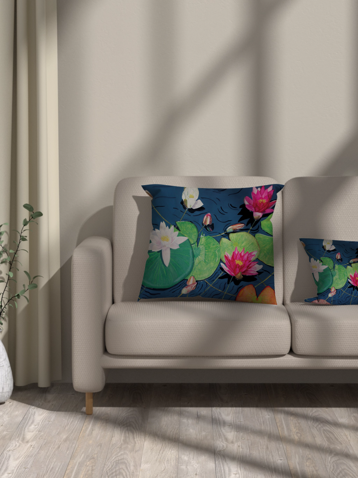 Waterlilies Cushion