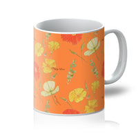 Poppy Love Orange Coffee Mug