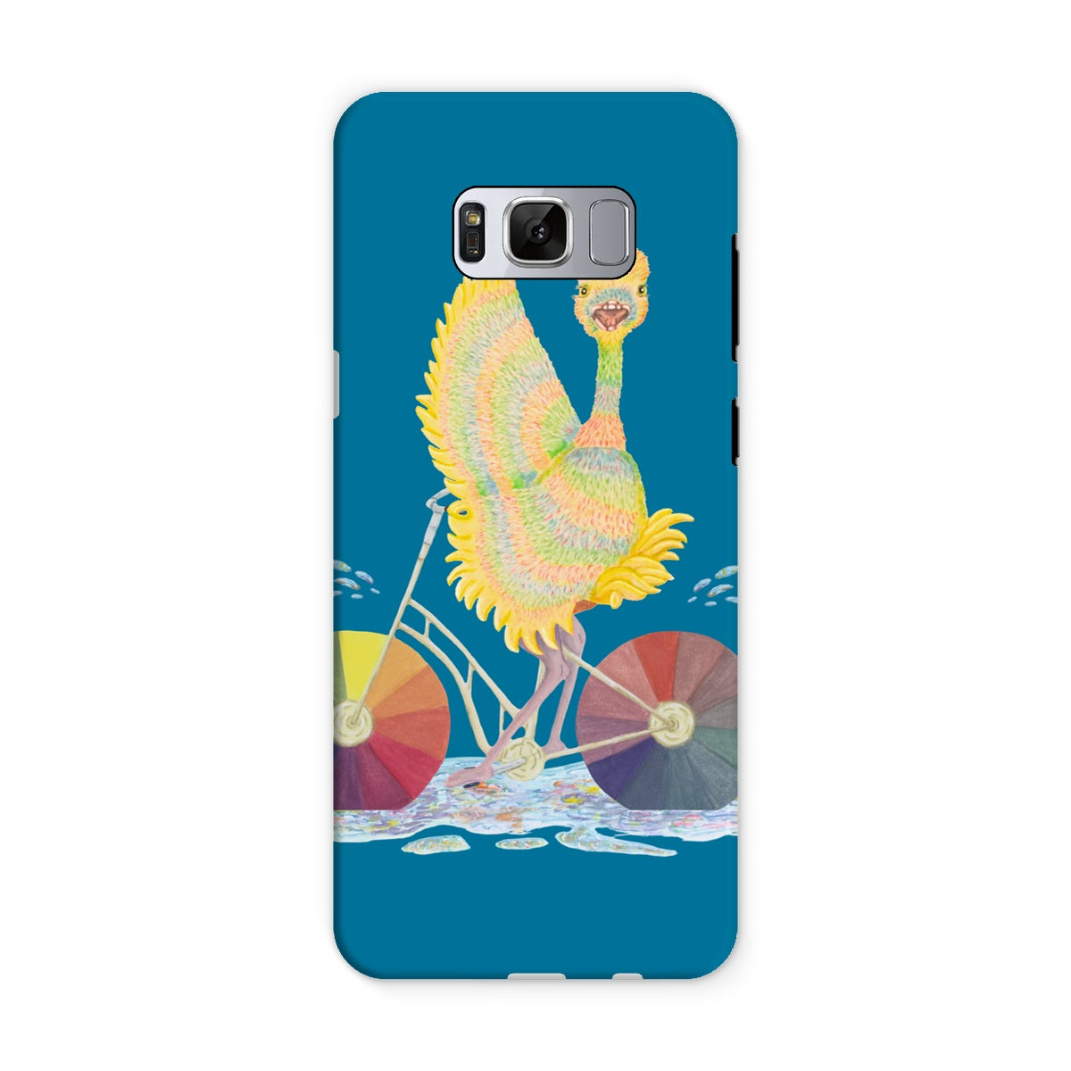 Ophelia Ostrich Slate Blue Tough Phone Case