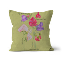 My Sweet Pea Cushion