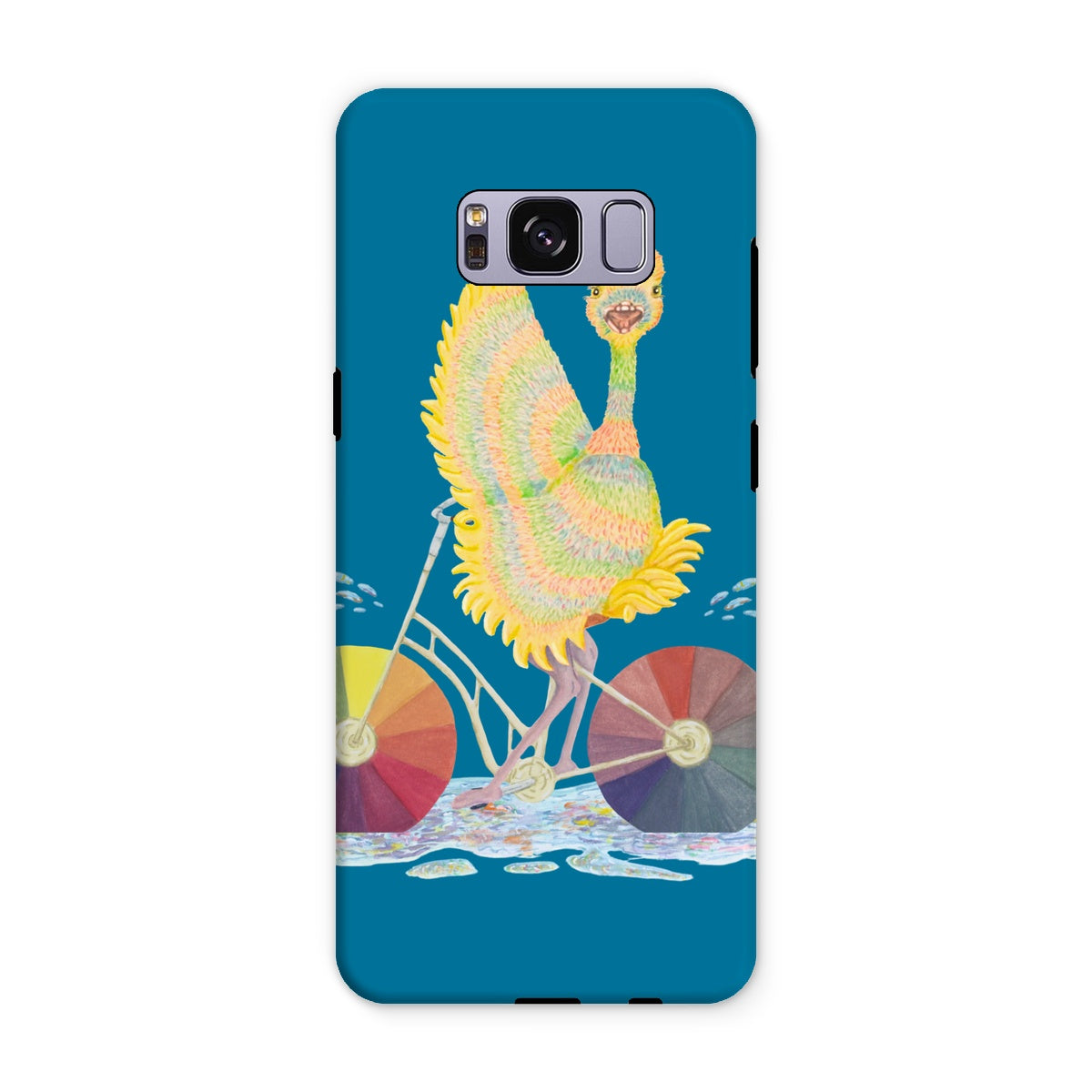 Ophelia Ostrich Slate Blue Tough Phone Case