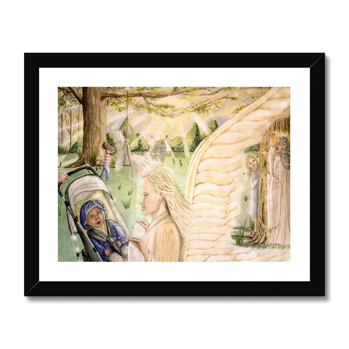 Guardian Angels Framed Print