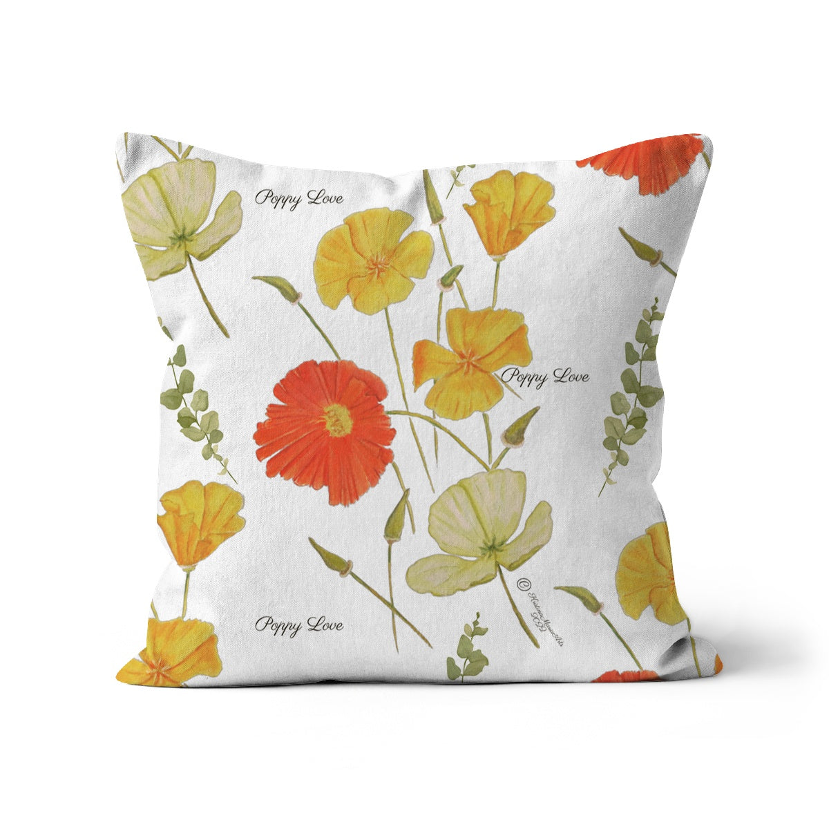 Poppy Love Cushion