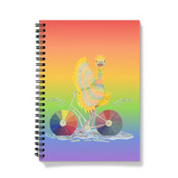 Ophelia Ostrich Rainbow Notebook