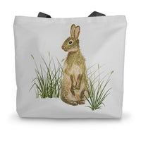 Wildlife - Hare Canvas Tote Bag