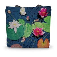 Waterlilies Canvas Tote Bag