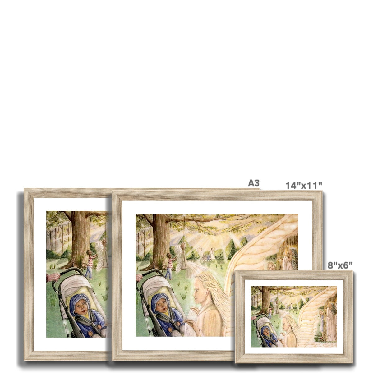 Guardian Angels Framed Print