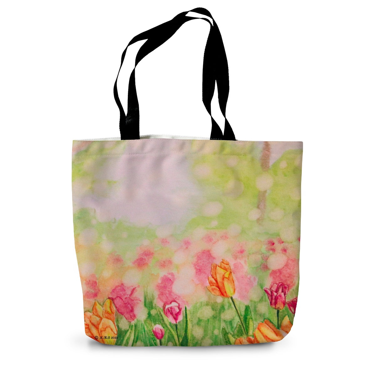 Wild Tulips Canvas Tote Bag