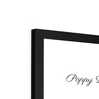 Poppy Love Framed Print