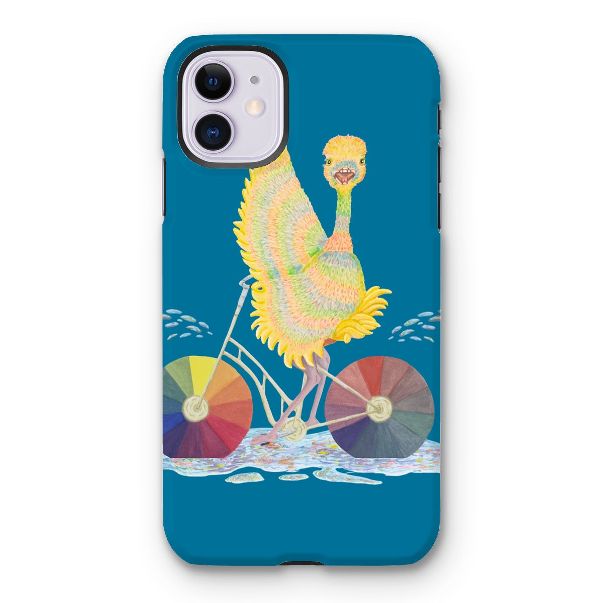 Ophelia Ostrich Slate Blue Tough Phone Case