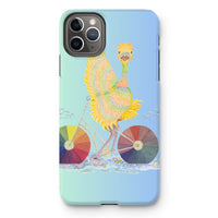 Ophelia Ostrich Green and Blue Tough Phone Case