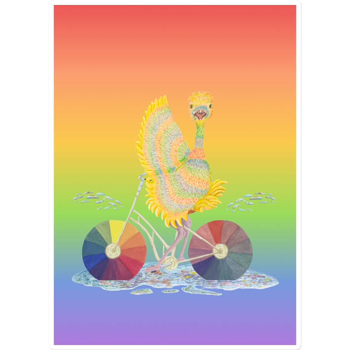 Ophelia Rainbow Sticker