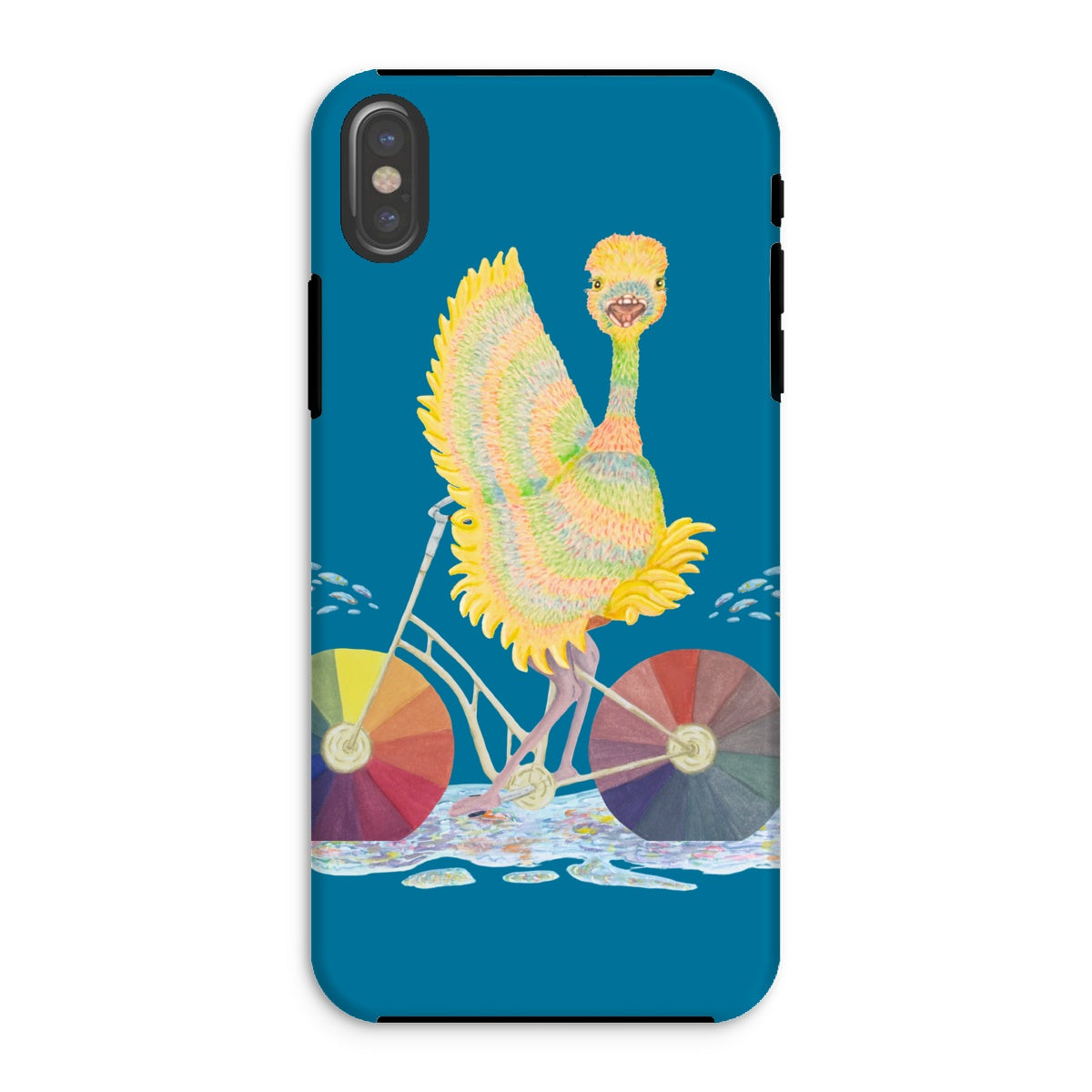 Ophelia Ostrich Slate Blue Tough Phone Case