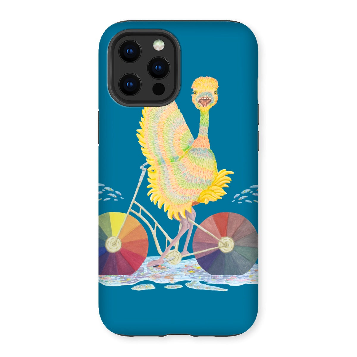 Ophelia Ostrich Slate Blue Tough Phone Case