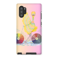 Ophelia Ostrich Yellow and Pink Tough Phone Case