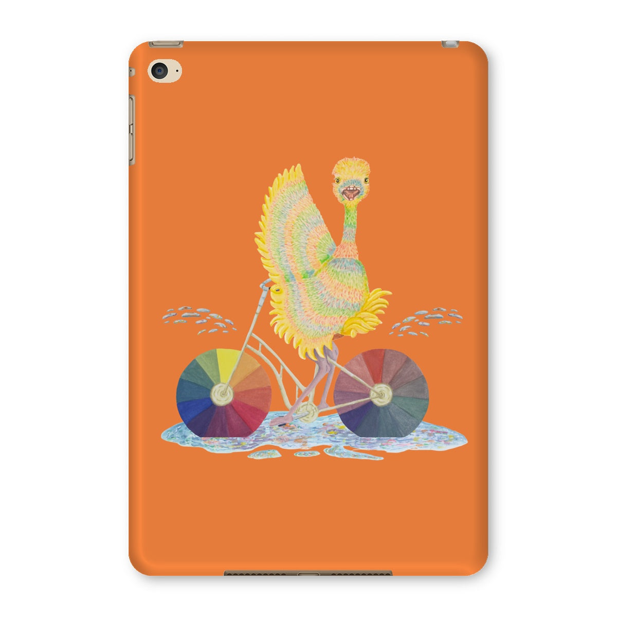 Ophelia Ostrich Orange  iPad Tablet Cases