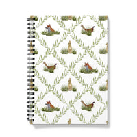 Wildlife White Notebook