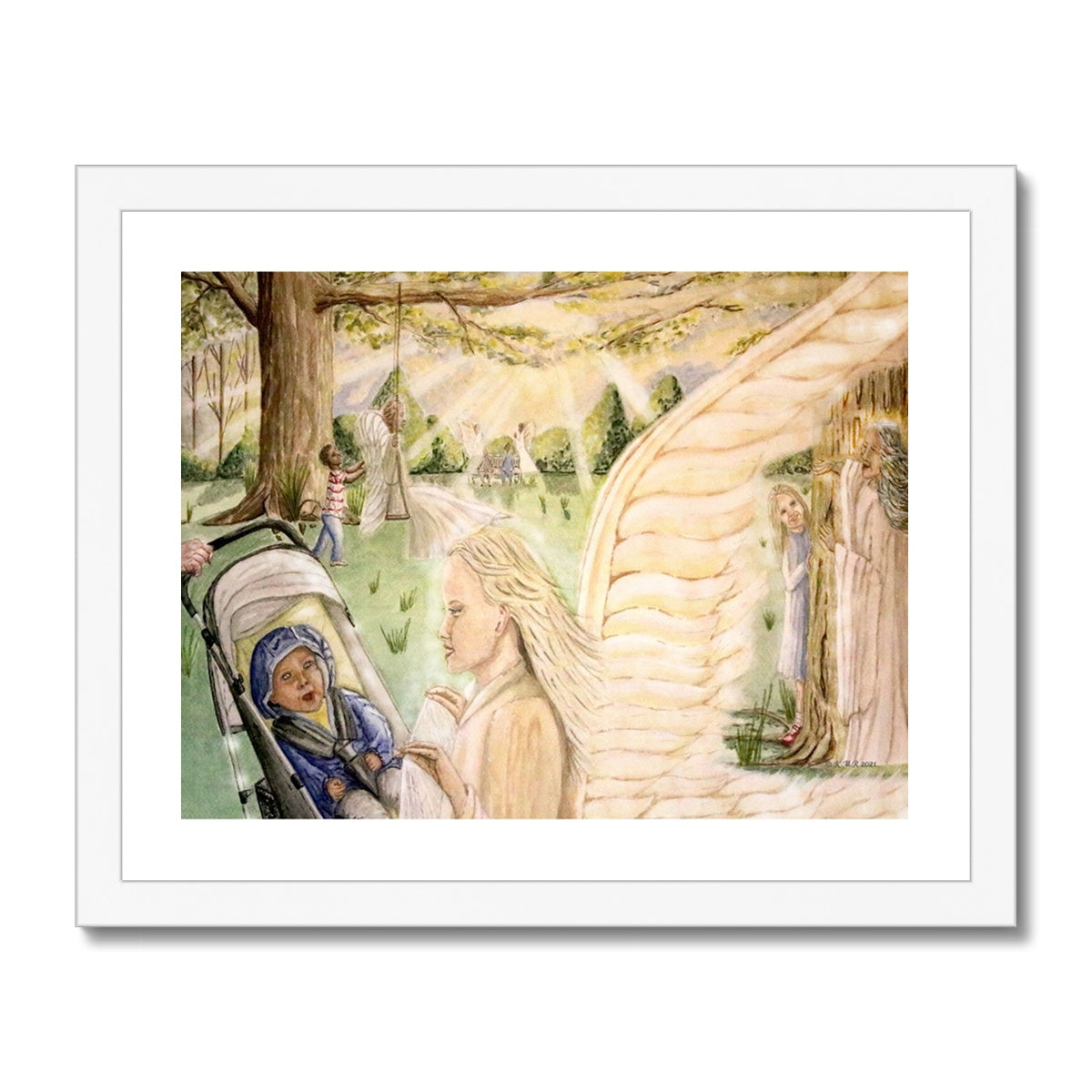 Guardian Angels Framed Print