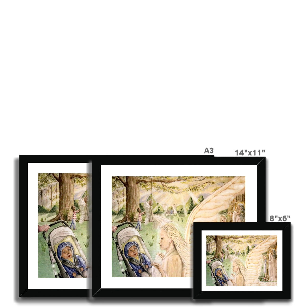 Guardian Angels Framed Print