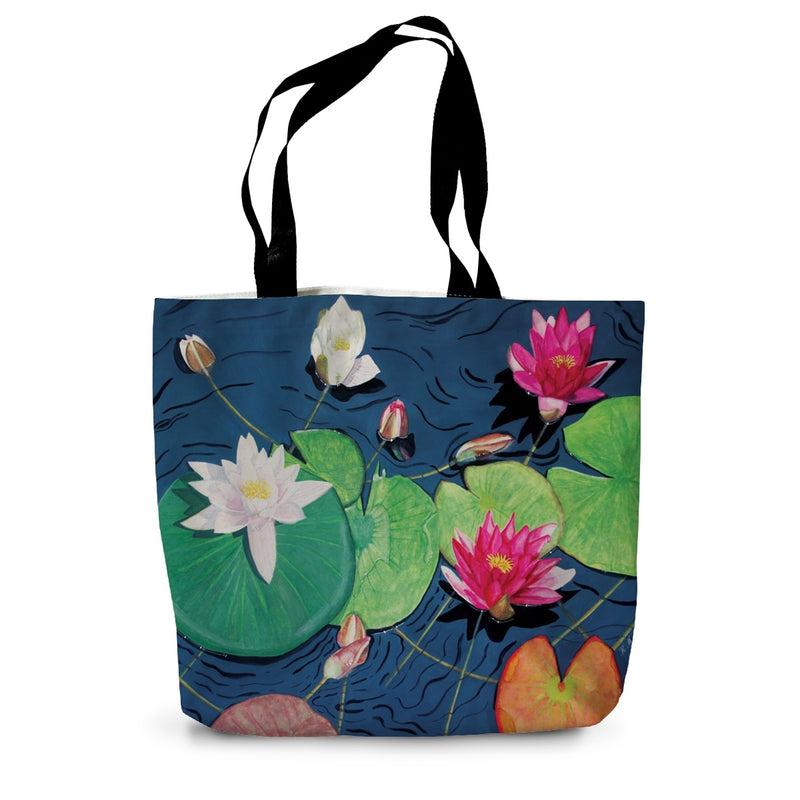 Waterlilies Canvas Tote Bag