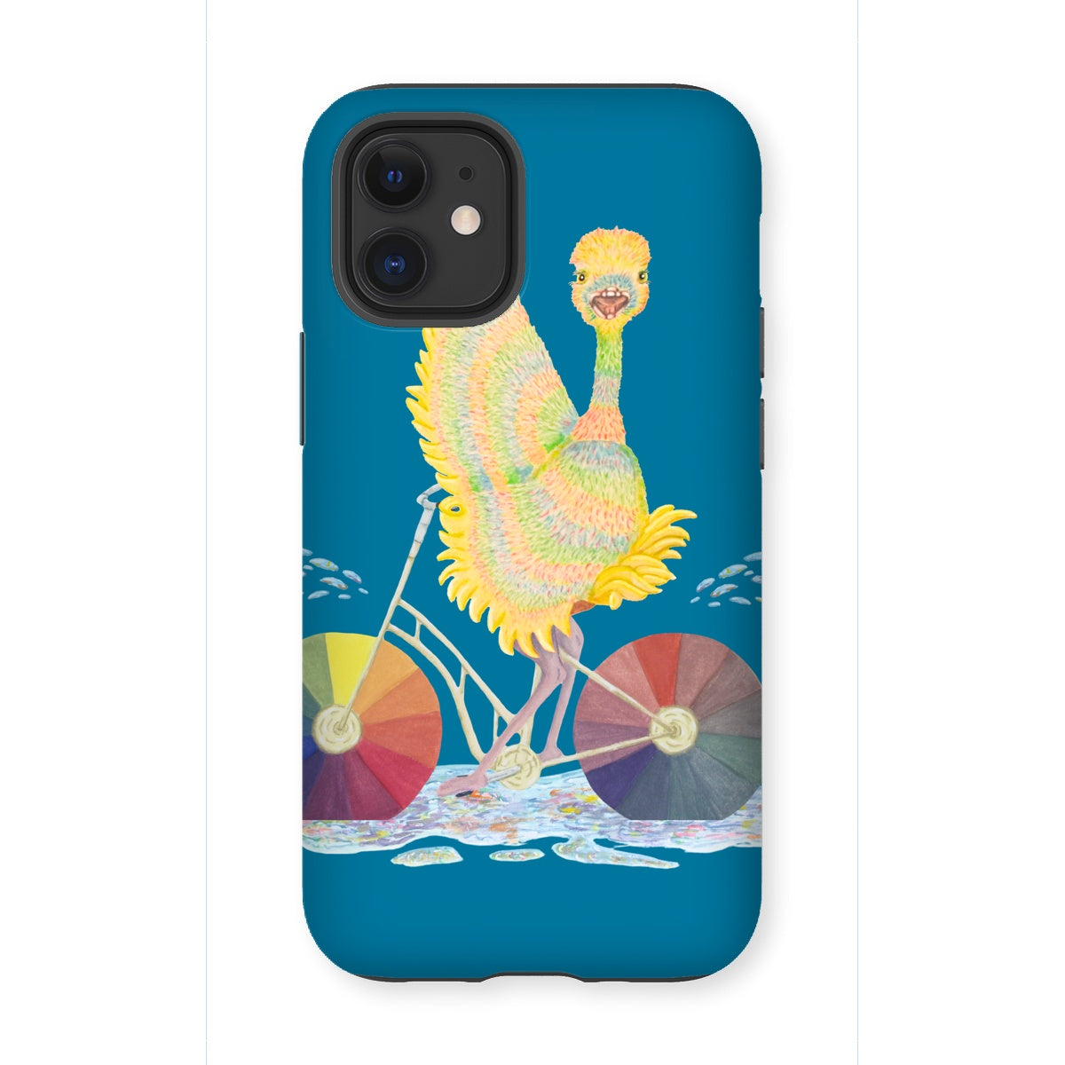 Ophelia Ostrich Slate Blue Tough Phone Case