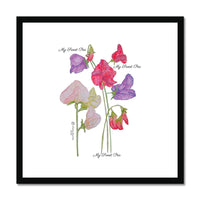 My Sweet Pea -  Framed & Mounted Print