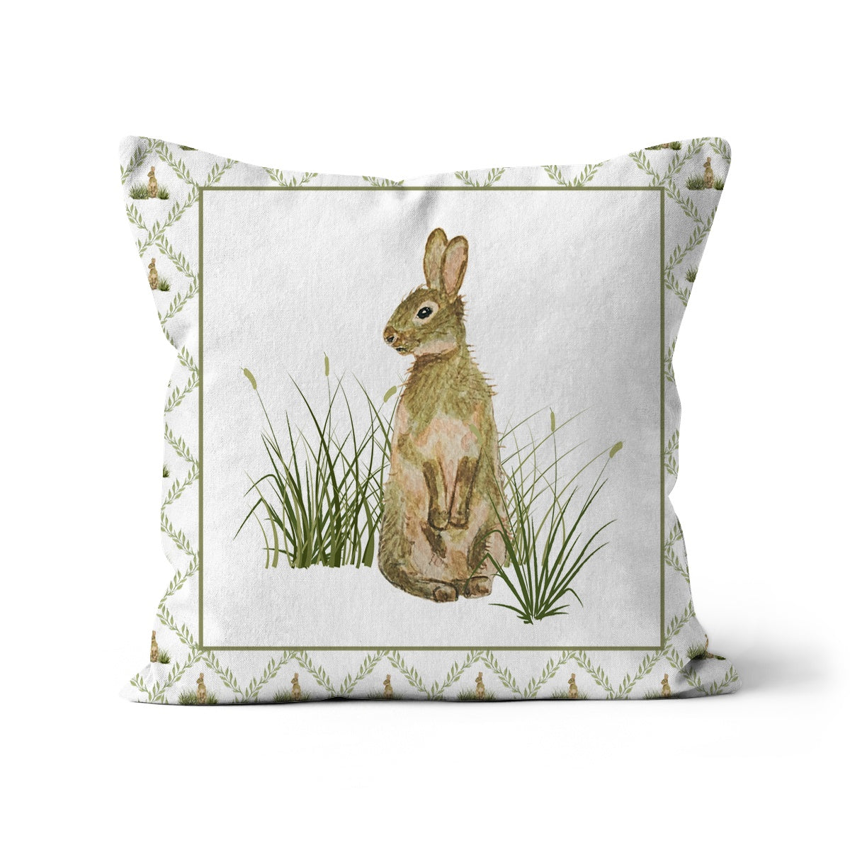 Wildlife - Hare with Border Cushion