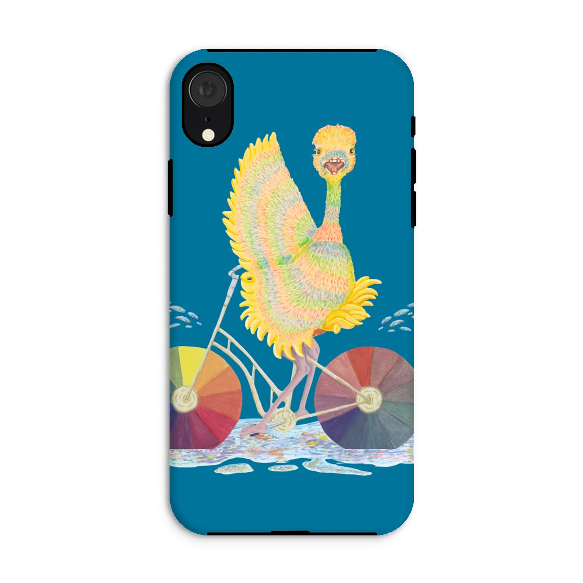 Ophelia Ostrich Slate Blue Tough Phone Case