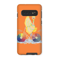 Ophelia Ostrich Orange iPad Tough Phone Case