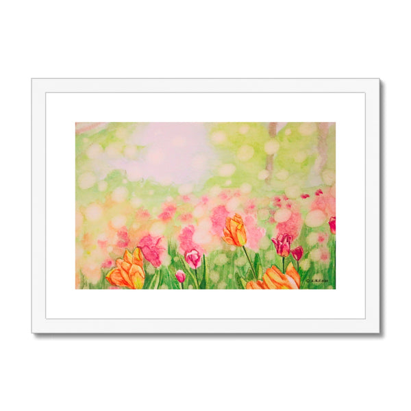 Wild Tulips Framed & Mounted Print